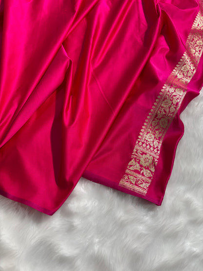 Rani Shades Katan Banarasi Silk Saree